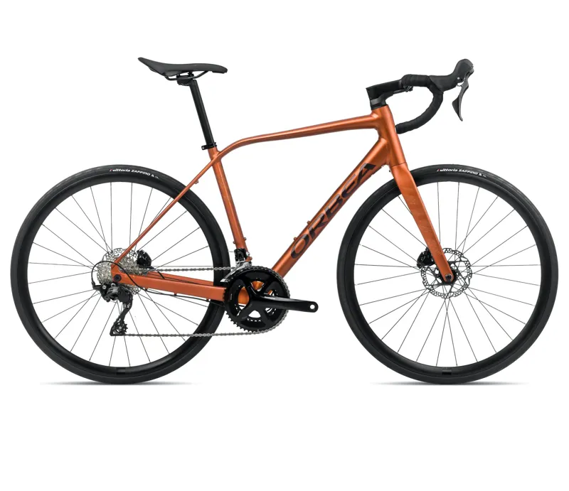 Orbea Avant H30 Road Bike In Orange Candy/Cosmic Bronze