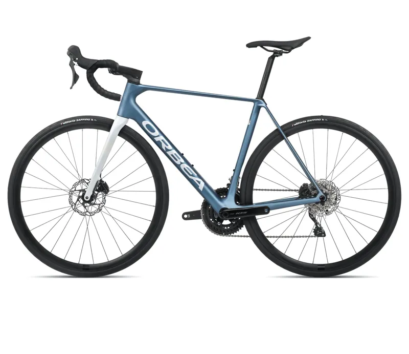 Orbea Orca M30 Road Bike In Slate Blue/Halo Silver-1