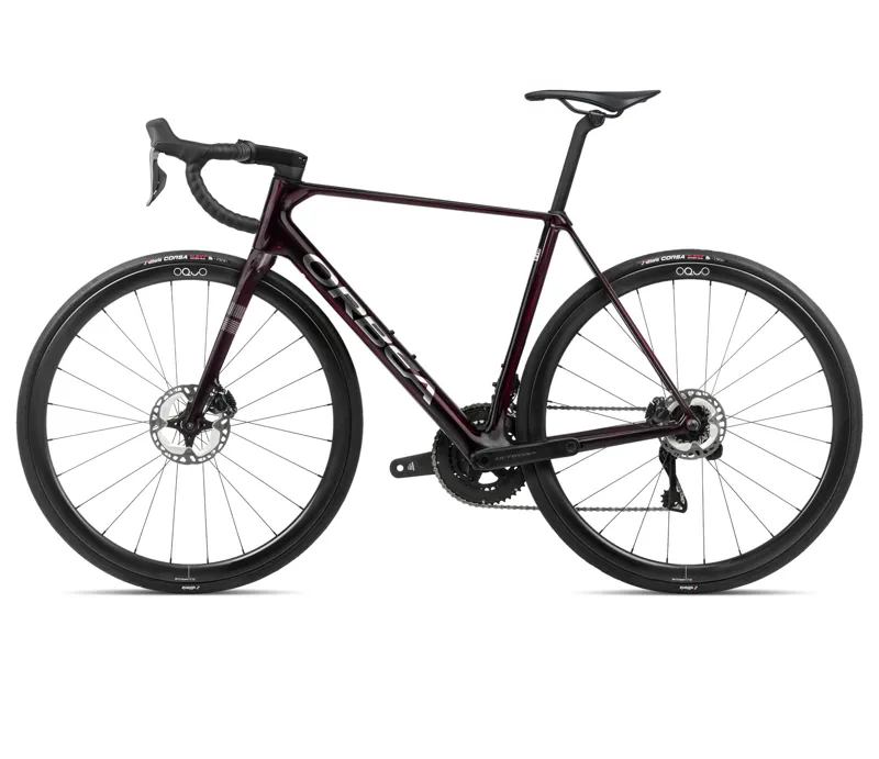 Orbea Orca M20iteam Road Bike In Wine Red/Titanium-3