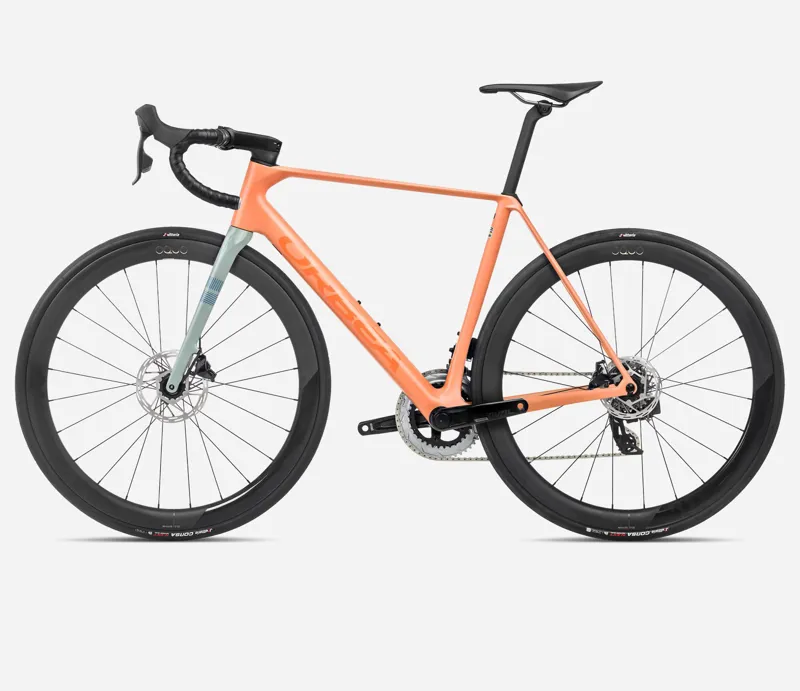 Orbea Orca M31eltd Pwr Road Bike In Orange Cloud/Stone Blue-1