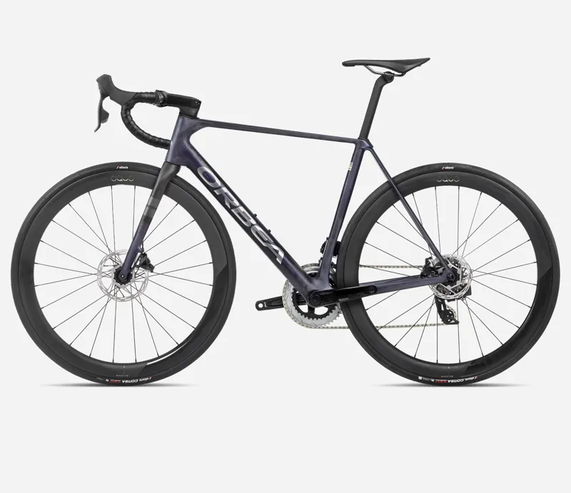 Orbea Orca M31eltd Pwr Road Bike In Tanzanite Matt/Carbon Raw-1