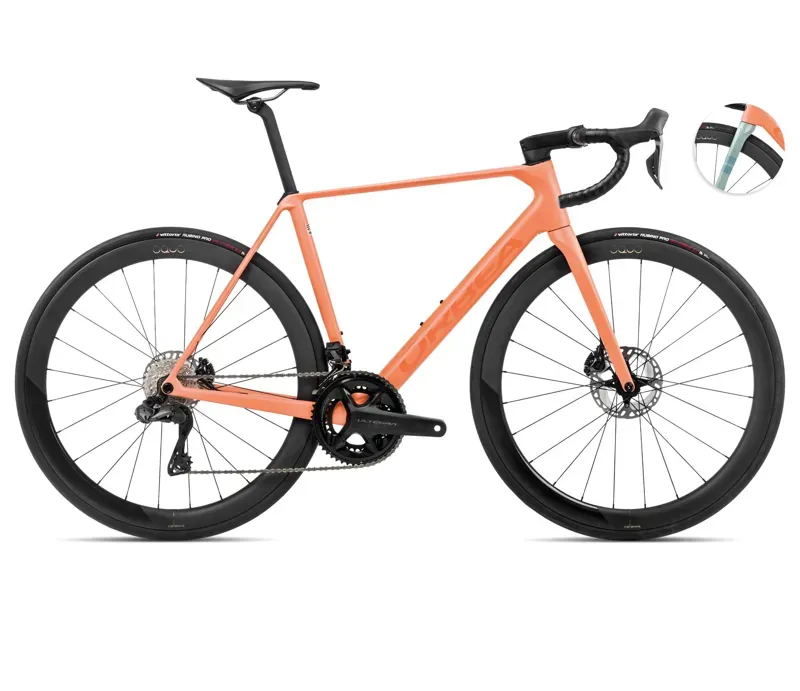 Orbea Orca M20iltd Road Bike In Orange Cloud/Stone Blue