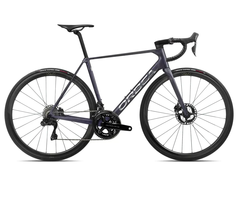 Orbea Orca M10iltd Pwr Road Bike In Tanzanite/Carbon Raw