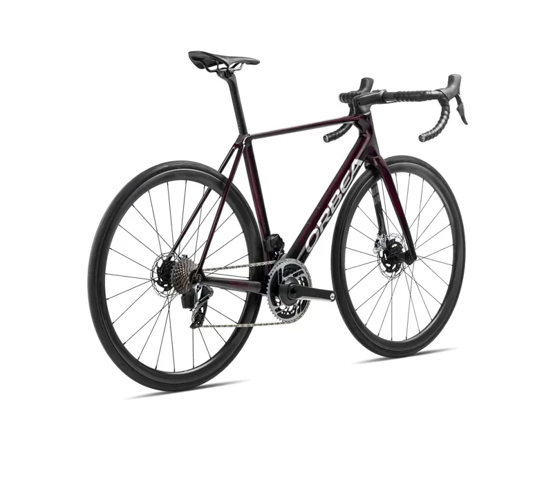 Orbea Orca M10iltd Pwr Road Bike In Wine Red/Titanium-1