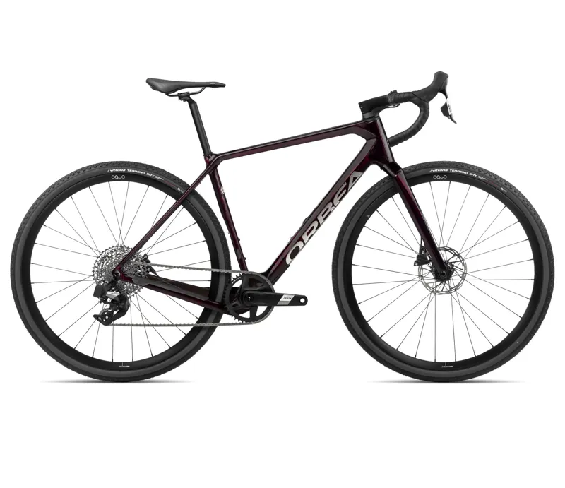 Orbea Terra M41eTeam 1x Gravel Bike In Wine Red Carbon