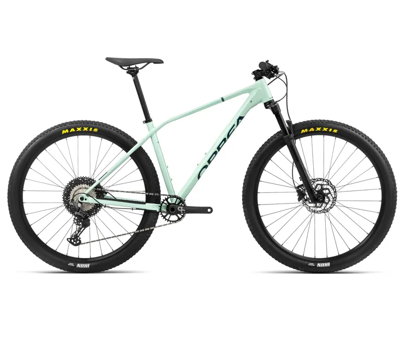 Orbea Alma H30 Hardtail Mountain Bike in Ice Green/Blue