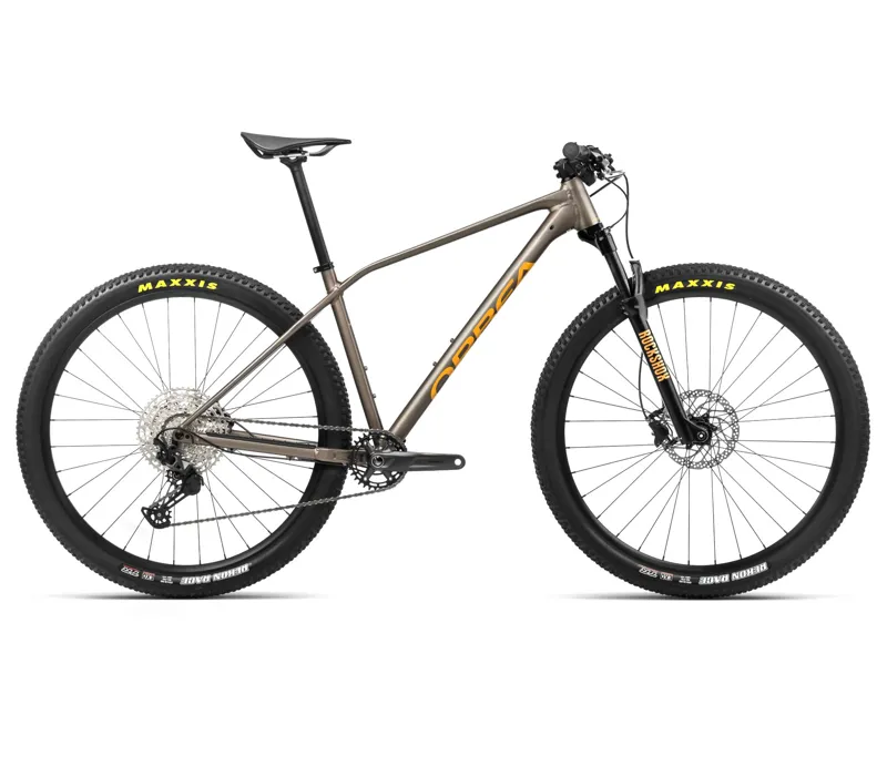 Orbea Alma H20 Hardtail Mountain Bike in Taupe Brown/Mango