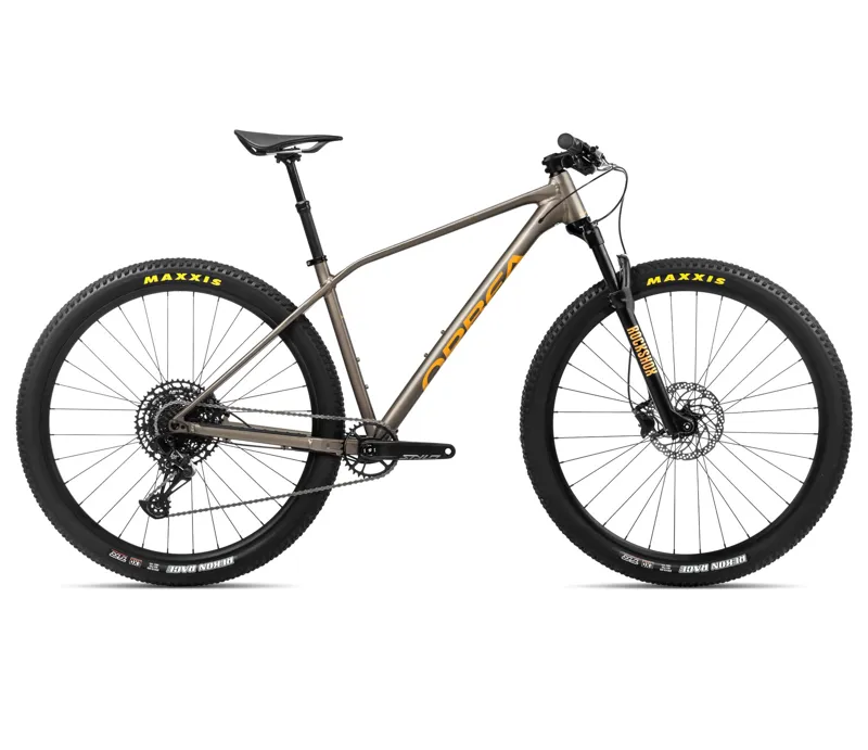 Orbea Alma H11 Hardtail Mountain Bike in Taupe Brown/Mango