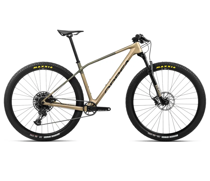 Orbea Alma M51 Mountain Bike In Baobab Brown/Green Gold