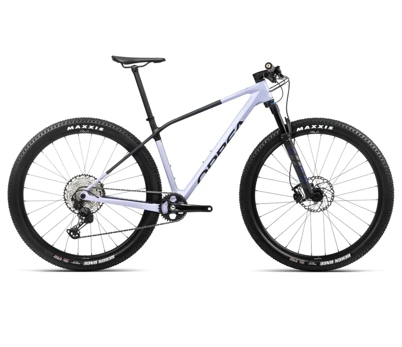 Orbea Alma M-Elite Mountain Bike In Digital Lavender/Carbon Raw