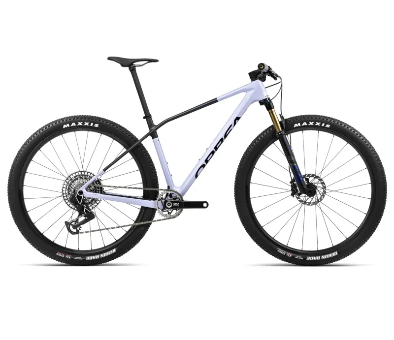 Orbea Alma M Ltd Hardtail Mountain Bike in Digital Lavender/Carbon Raw