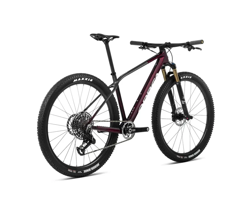 Orbea Alma M Team Mountain Bike In Wine Red Carbon/Carbon Raw-2