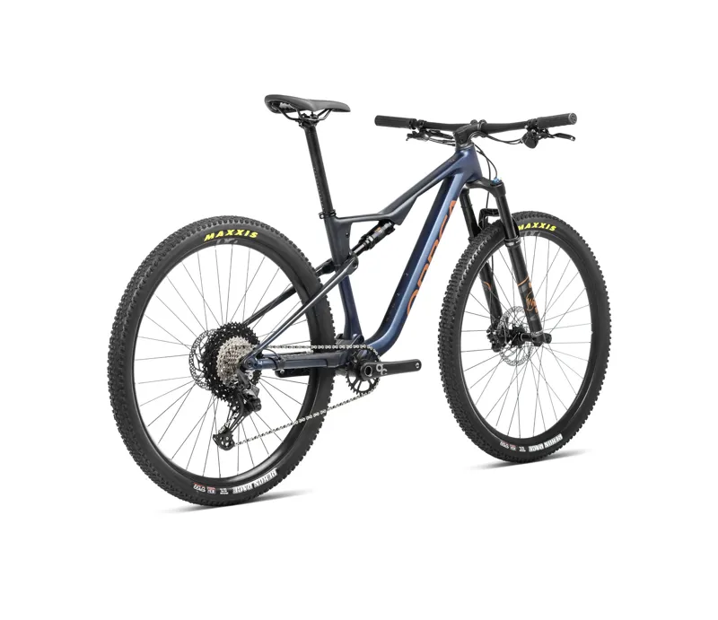 Orbea Oiz H20 Mountain Bike In Moondust Blue/Leo Orange-2