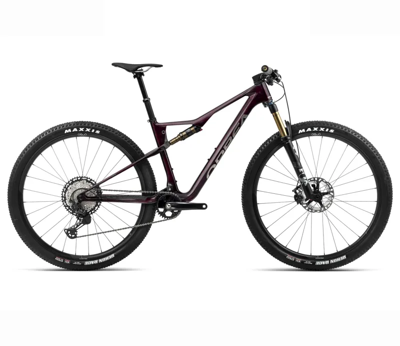Orbea Oiz M-Pro Mountain Bike In Wine Red Carbon/Titan
