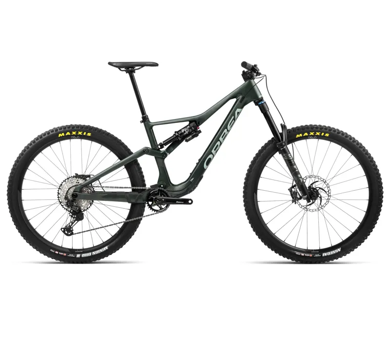 Orbea Rallon M10 Mountain Bike In Forest Green Carbon/Blue Stone