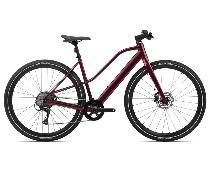 Orbea Vibe Mid H30 In Metallic Burgundy Red