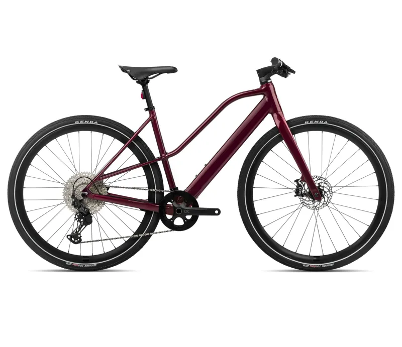 Orbea Vibe Mid H10 In Metallic Burgundy Red