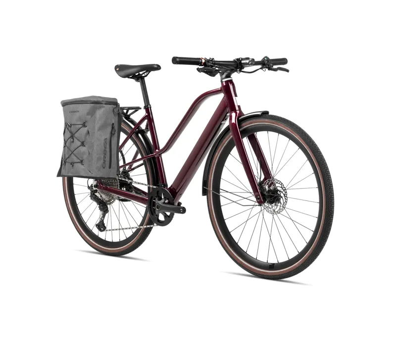 Orbea Vibe Mid H30 In Metallic Burgundy Red-1