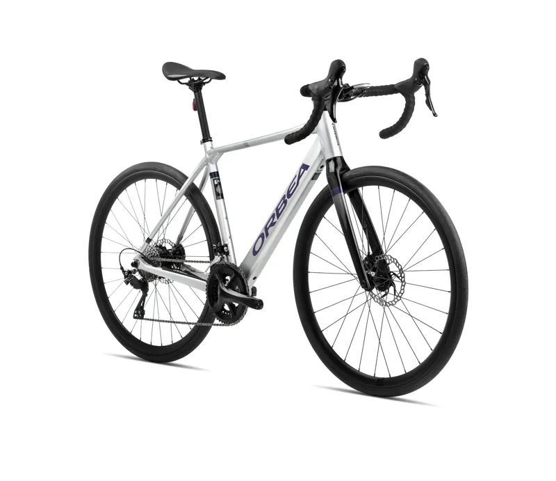 Orbea Gain D30i Electric Road Bike in Metallic Silver-1