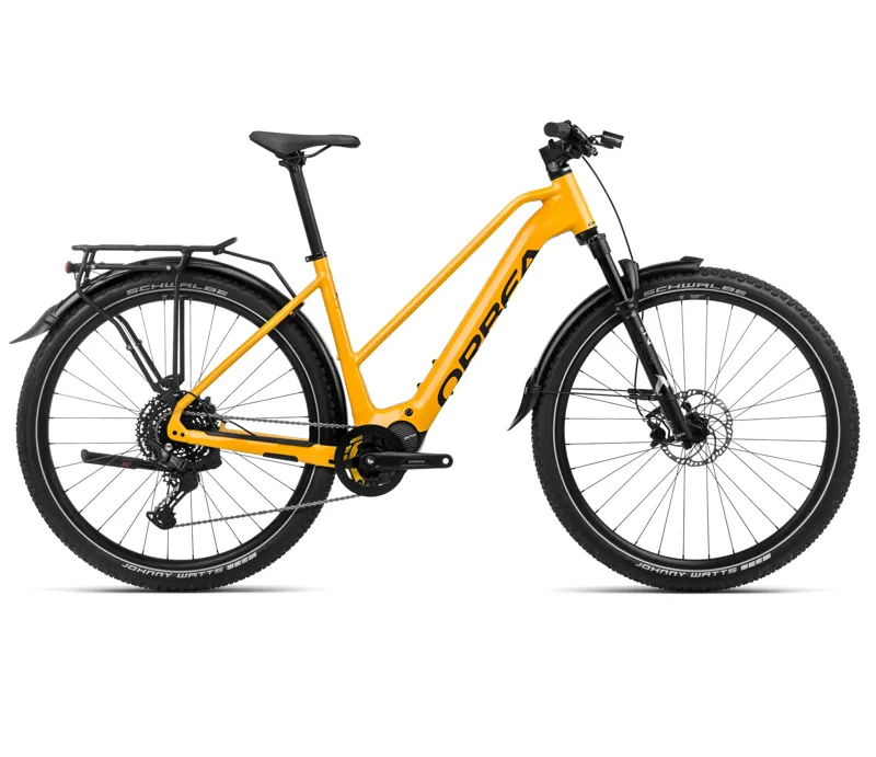 Orbea Kemen Mid Suv 30 Trekking Bike in Mango/Black