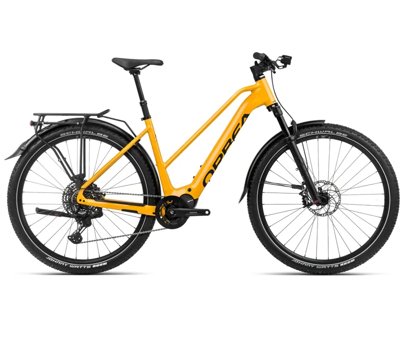 Orbea Kemen Mid Suv 10 Trekking Bike in Mango Black