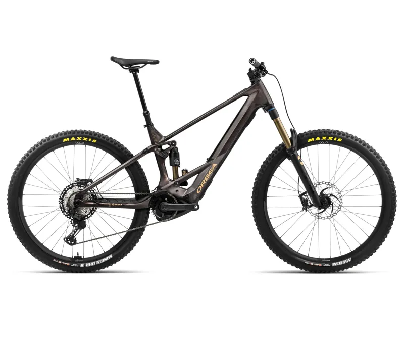 Orbea Wild M-Team Mountain Bike In Cosmic Carbon View Matt