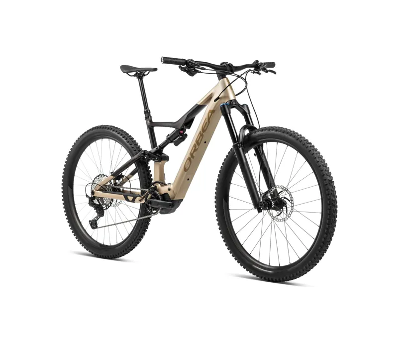 Orbea Rise H10 Mountain Bike in Brown-Cosmic/Brown Matt-1