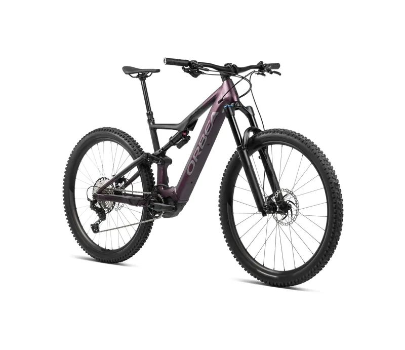 Orbea Rise H30 Mountain Bike in Metallic Mulberry/Black-1