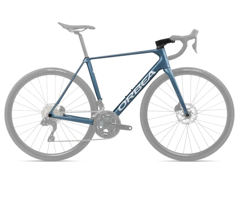 Orbea Orca Omr Road Bike Frameset in Slate Blue Halo Silver