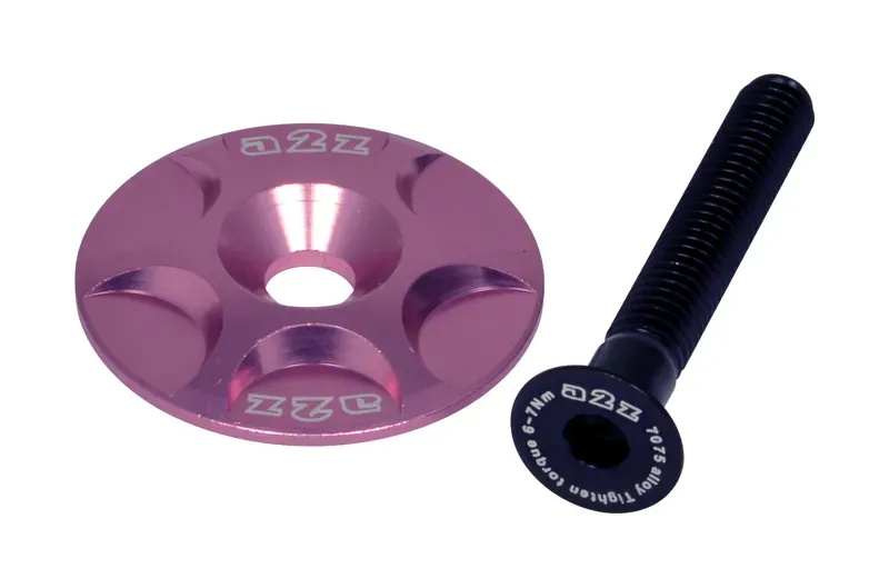 A2Z Anodised 1.1/8 Headset Top Cap In Pink