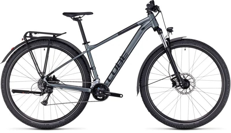 Cube Aim Race Allroad Bike in Flashgrey/Black