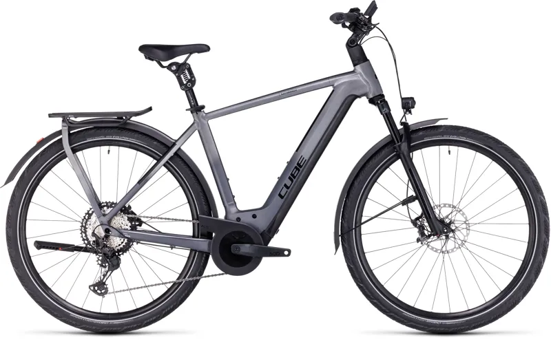 Cube Kathmandu Hybrid Slt 750 Electric Bike in Prizm Silver-1