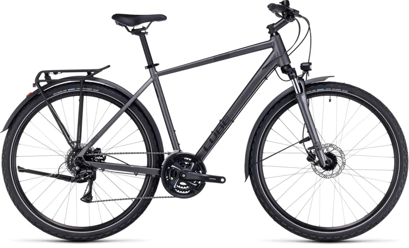 Cube Nature Allroad Trekking Bike in Graphite/Black