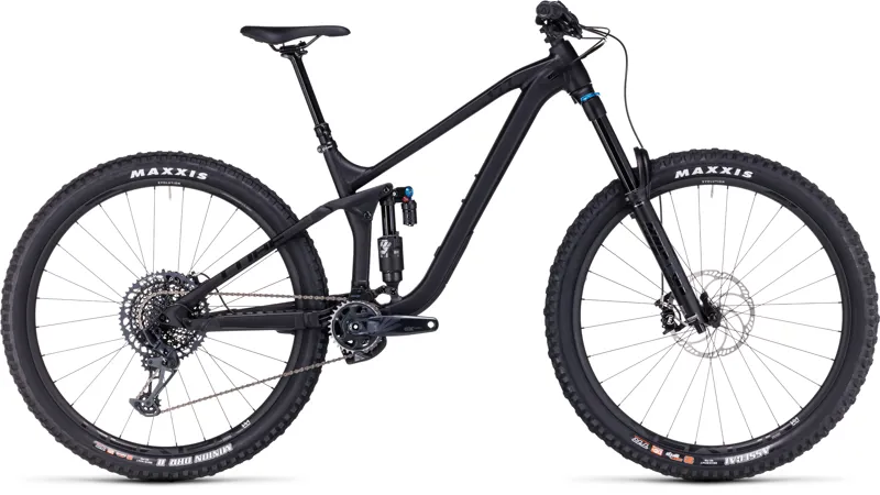 Cube Stereo One77 Pro 29 Mountain Bike in Black Anodized