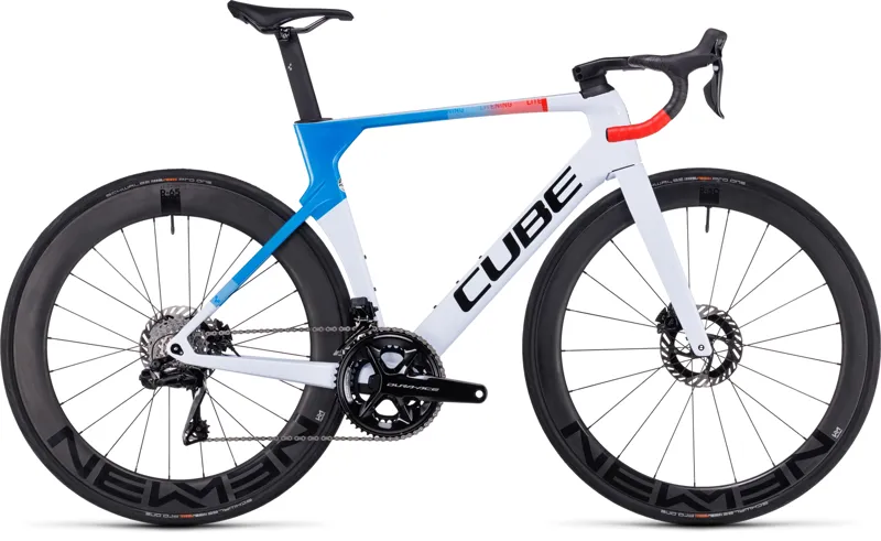 Cube Litening Aero C:68X SLT Road Bike in Teamline