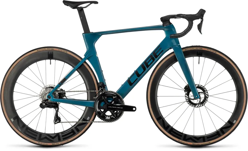 Cube Litening Aero C:68X SLT Road Bike in Prizm Blue