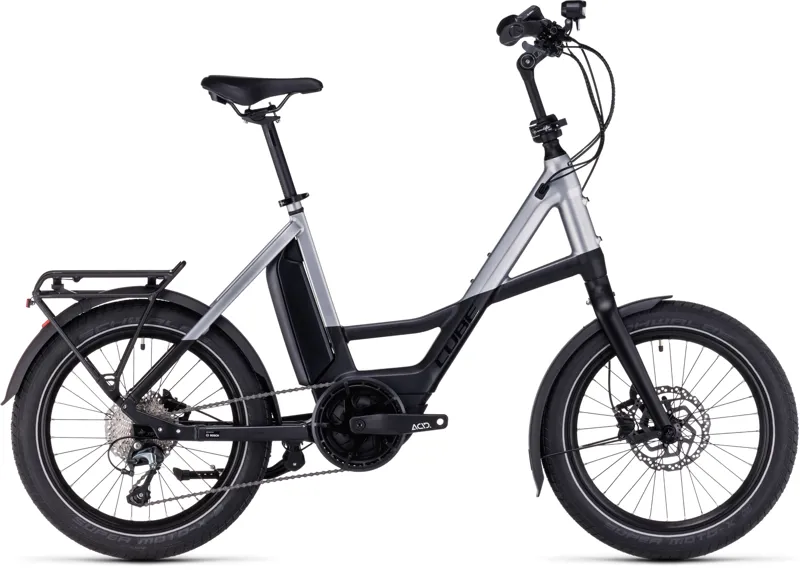 Cube Compact Sport Hybrid 500 in Black/Polar Silver