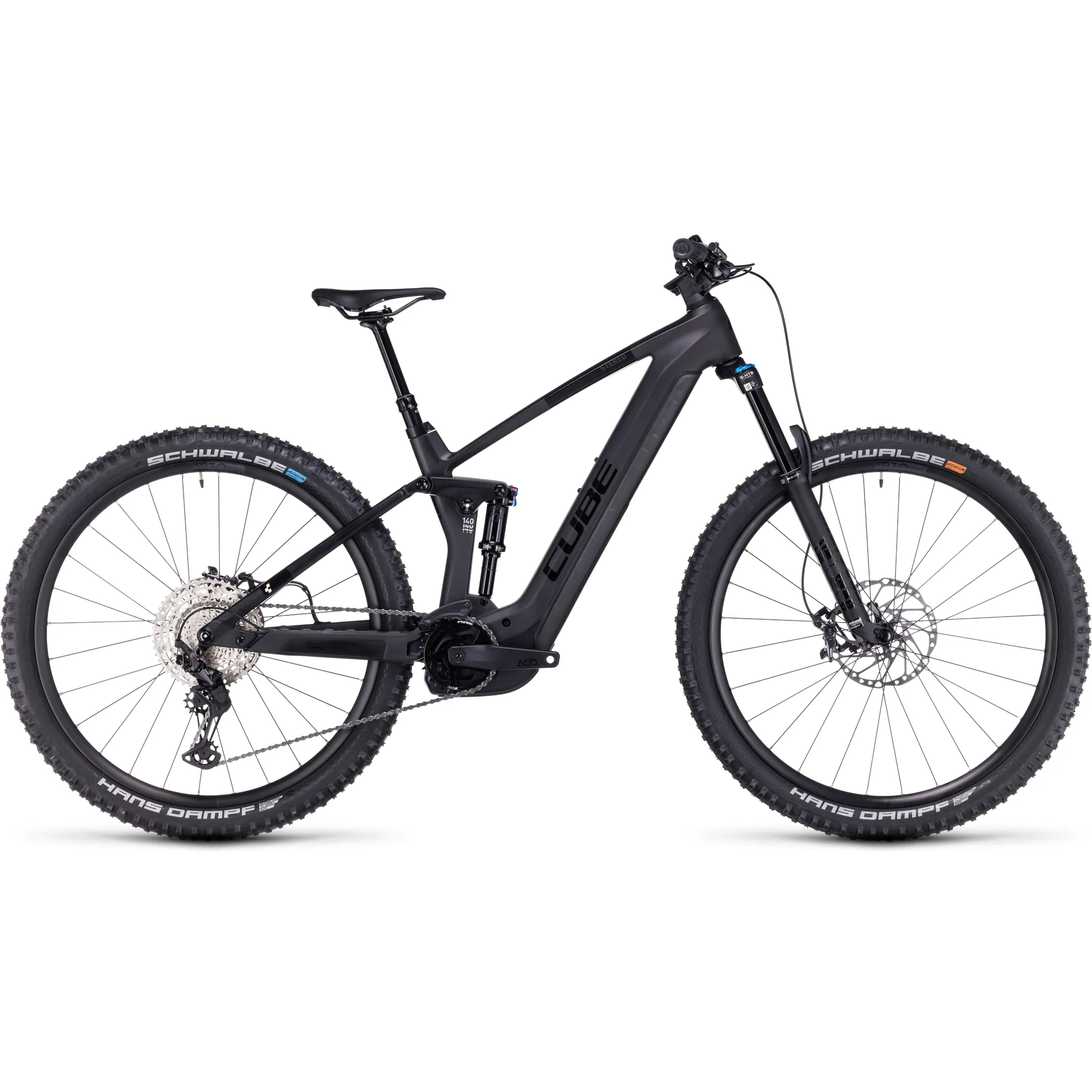 Cube Stereo Hybrid 140 HPC SLX 750 Electric Mountain Bike in