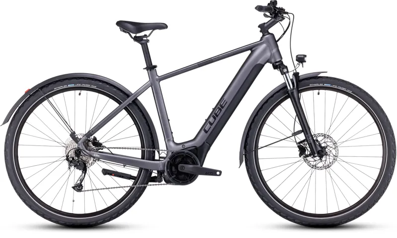 Cube Nuride Hybrid Perf 625 Allroad Electric Hybrid Bike in Graphite