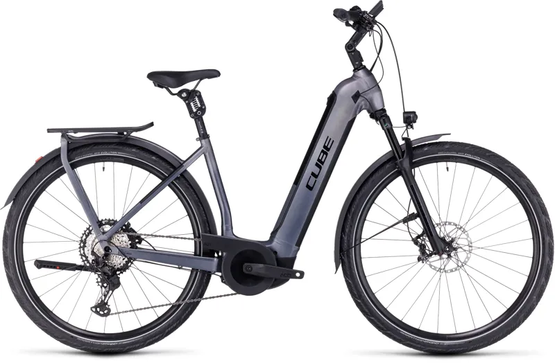 Cube Kathmandu Hybrid Slt 750 Electric Bike in Prizm Silver