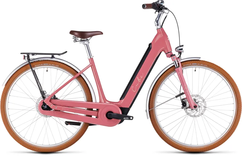 Cube Ella Cruise 500 Hybrid Bike in Twinkle/Cream