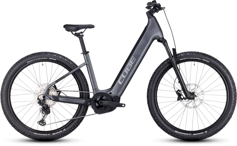 Cube Reaction Race 750 Hybrid Bike in Grey/Metal