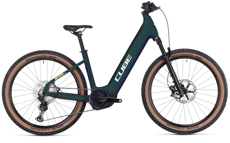 Cube Reaction Hybrid SLT 750 Electric Mountain Bike in Goblin/Yellow