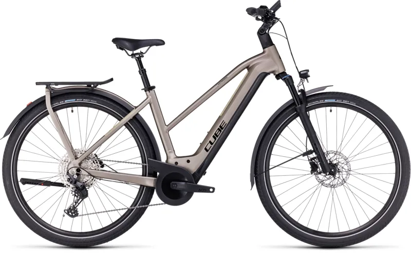 Cube Kathmandu Hybrid Pro 750 Electric Bike in Flash Stone-1
