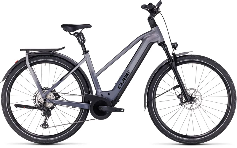 Cube Kathmandu Hybrid Slt 750 Electric Bike in Prizm Silver-2