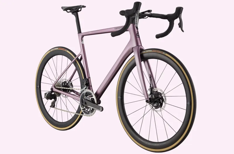 2021 Cannondale SuperSix EVO Hi-MOD Disc Red AXS Bike in Purple-1