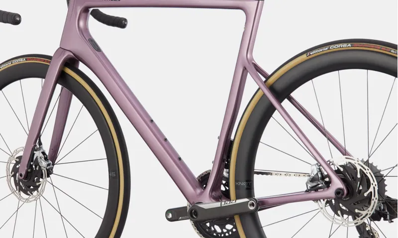 2021 Cannondale SuperSix EVO Hi-MOD Disc Red AXS Bike in Purple-3