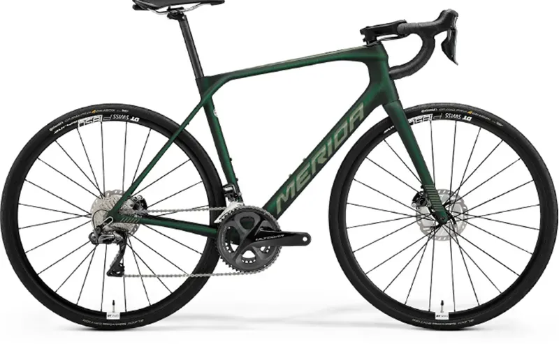 2022 Merida Scultura Endurance 9000 MY22 Road Bike in Green