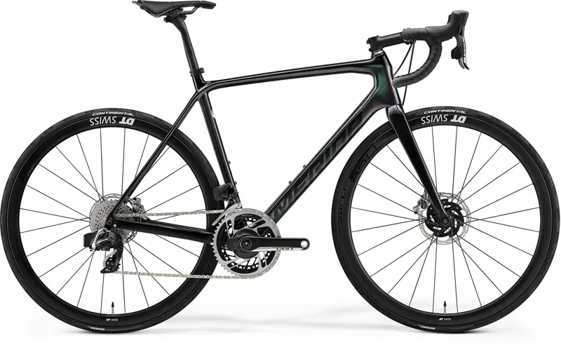 2021 Merida Scultura Disc 9000-E Carbon Road Bike in Black