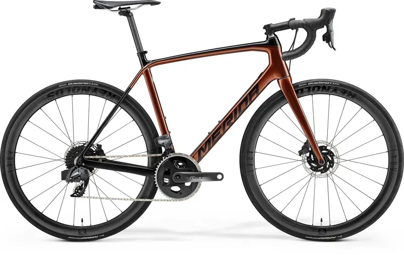 2021 Merida Scultura Force Edition Carbon Road Bike in Brown